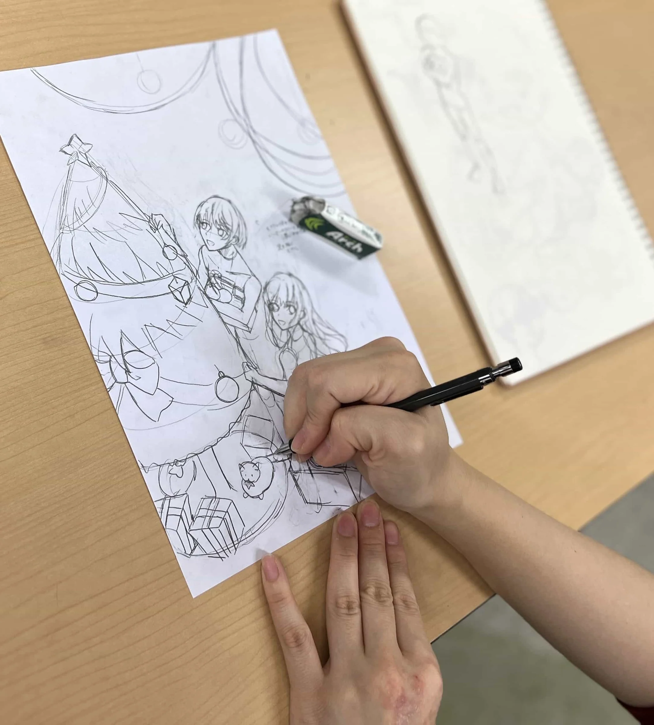 アナログイラストのレッスン — レッスン・作品 02